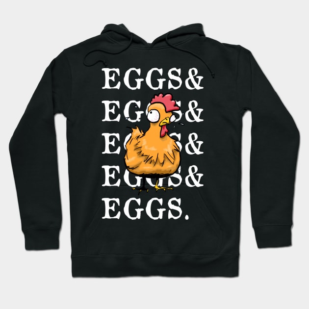 Hard Workin' Hen Hoodie by TheHenHouse